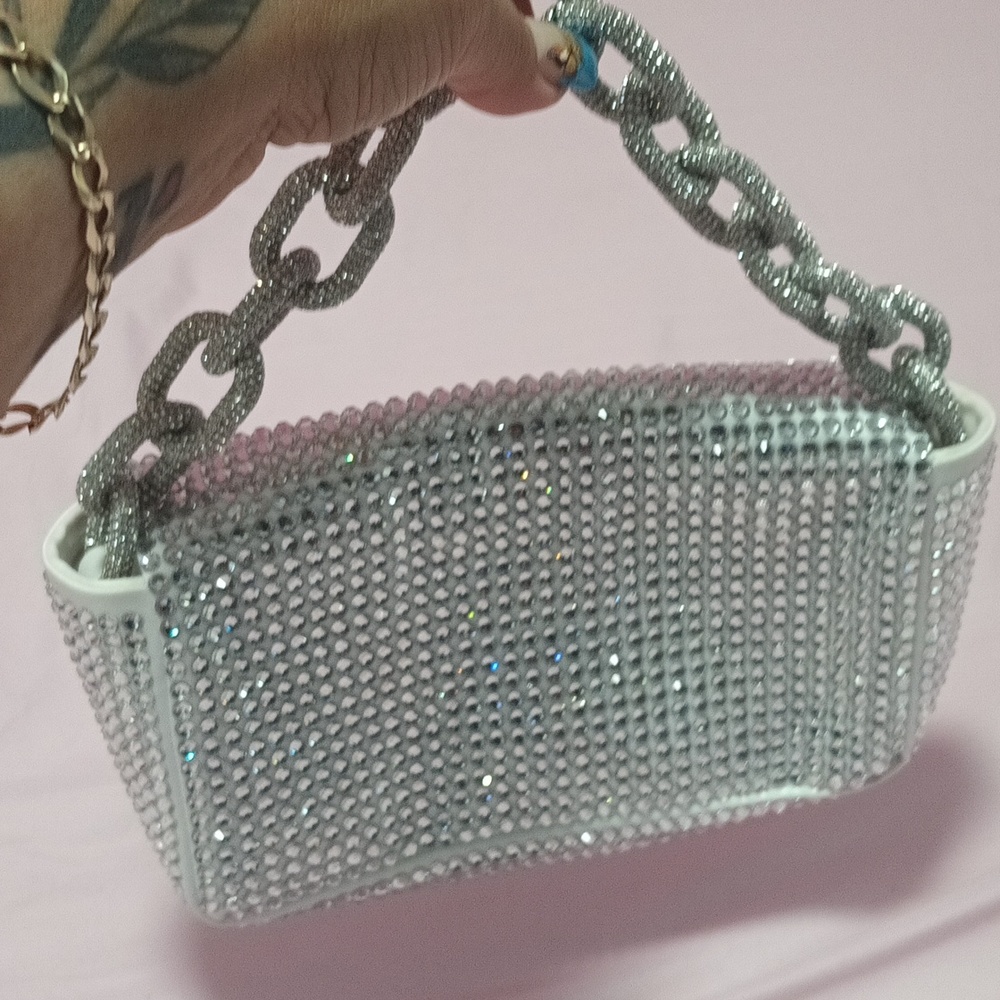 Hermosa cartera de mujer de lujo